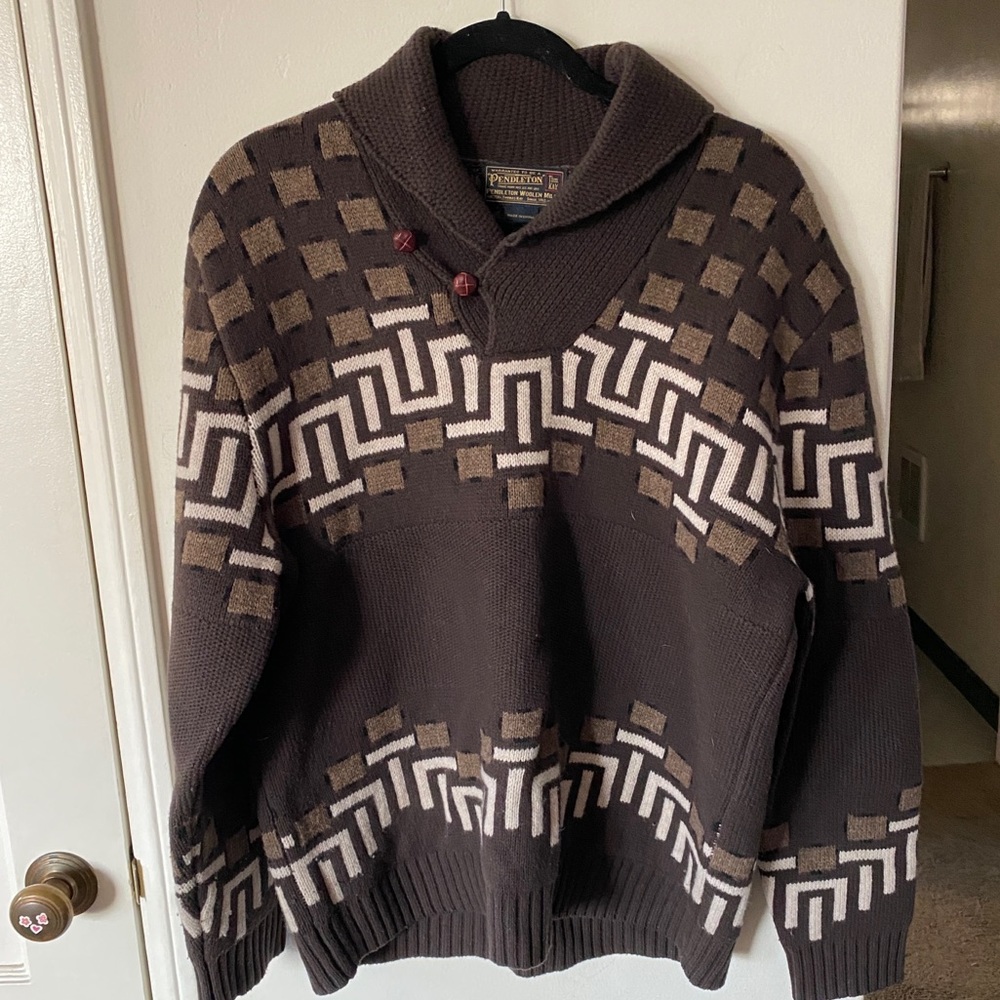 Mens Pendleton Pullover Sweater, Large